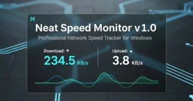 How to Monitor Real-Time Internet Speed on Your Windows Taskbar (Like Mac)