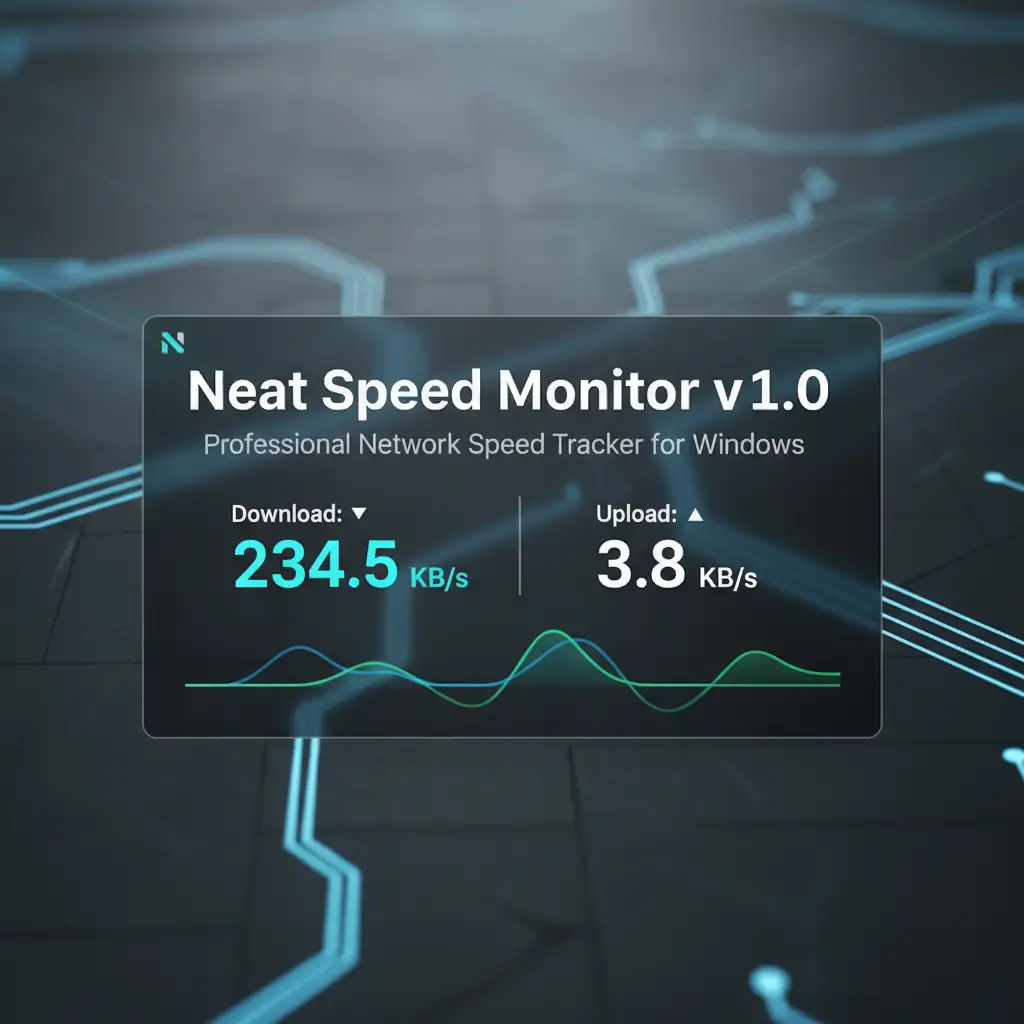 How to Monitor Real-Time Internet Speed on Your Windows Taskbar (Like Mac) 1