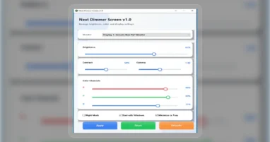 Neat Dimmer Screen v1.0 – Free Display Brightness Control Software for Windows